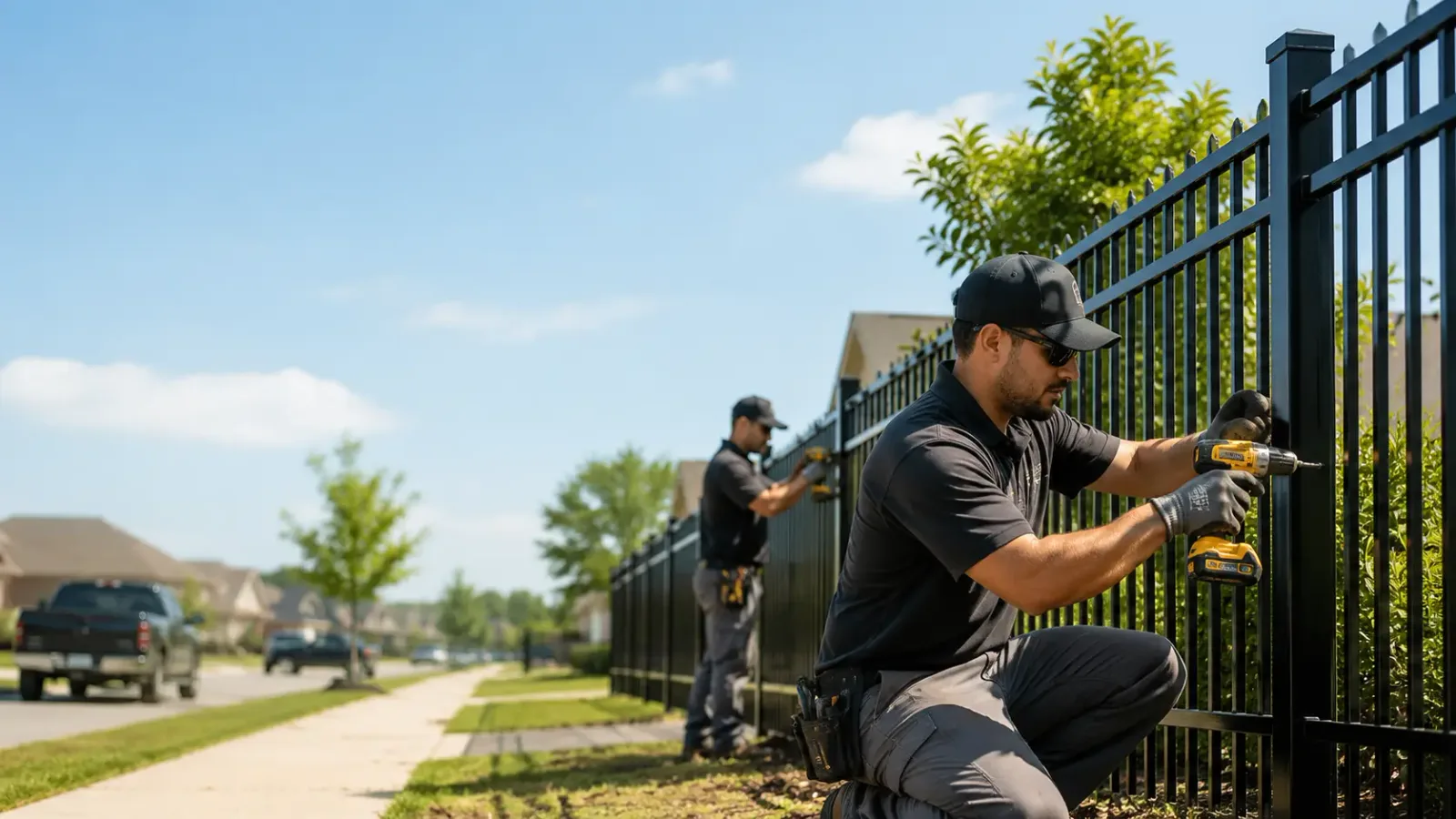 Metal Fence Installation in Flossmoor, IL